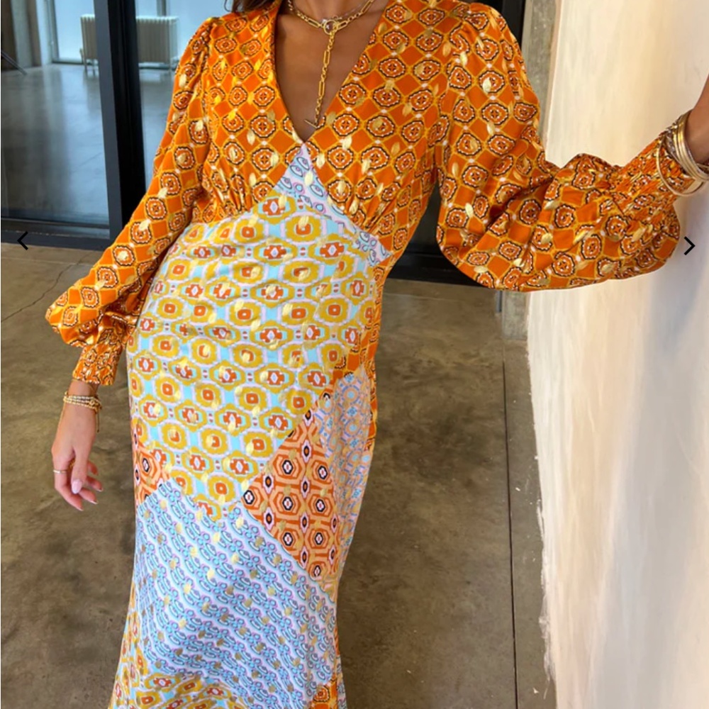 NEVER FULLY DRESSED🧡- Patchwork Louella Dress